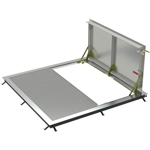 48 x 30 Aluminum Standard Double Leaf Non-Drainage Floor Door Type BA-Q Best Access Doors Canada