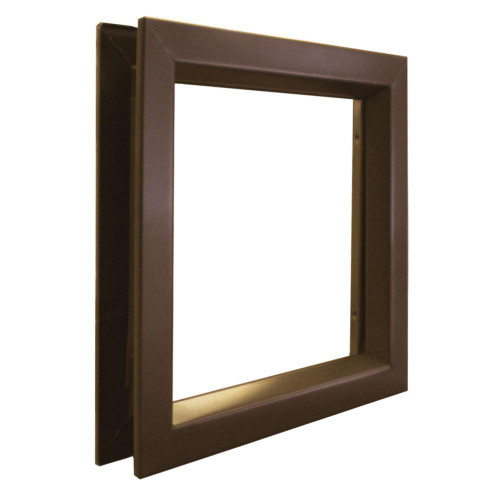 6" x 27" Bronze Beveled Vision Lite with Tempered Glazing Best Access Doors Canada