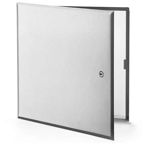 10 x 10 Aesthetic Access Door with Hidden Flange - Stainless Steel Best Access Doors Canada