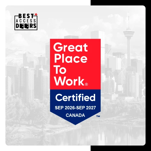 Best Access Doors Celebrates Four Consecutive Years of Great Place to Work® Certification™ in Canada