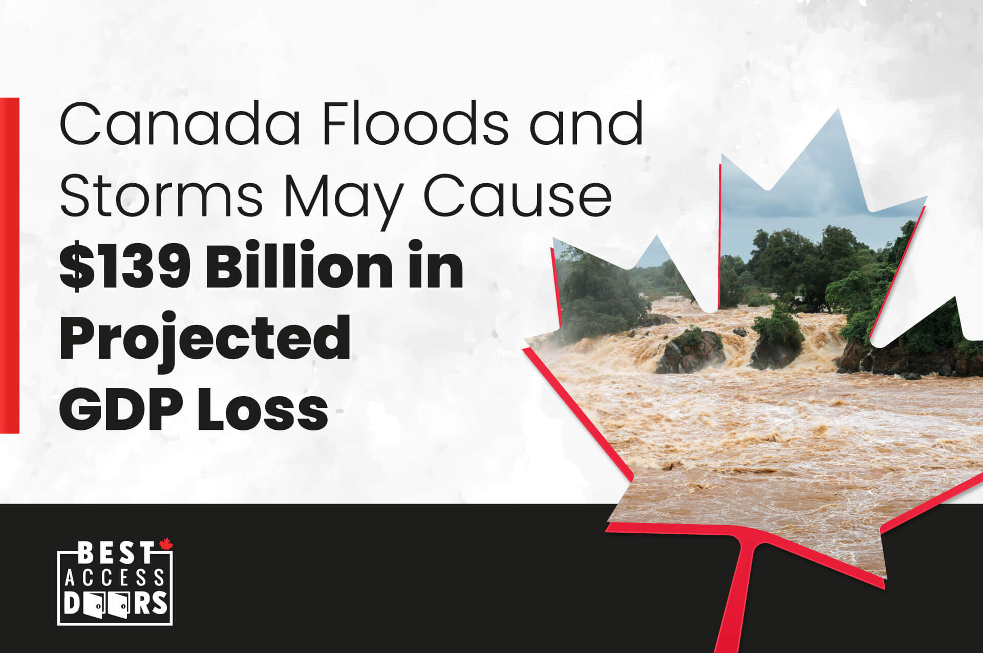 Canada Floods and Storms May Cause $139 Billion in Projected GDP Loss