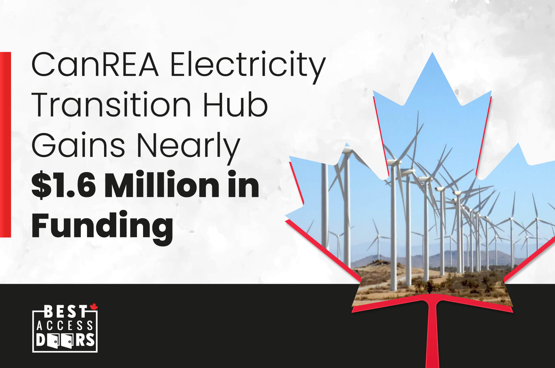 CanREA Electricity Transition Hub Gains Nearly $1.6 Million in Funding