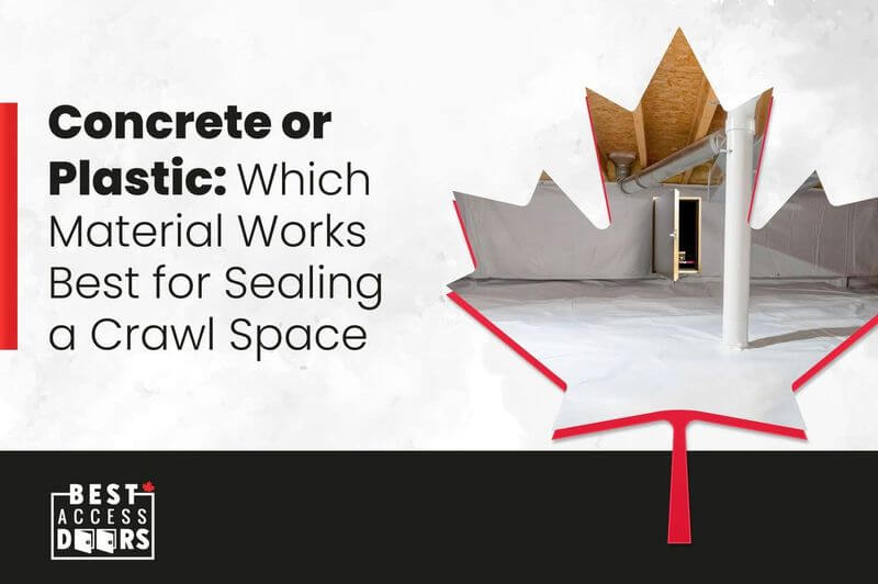 Concrete or Plastic: Which Material Works Best for Sealing a Crawl Space?