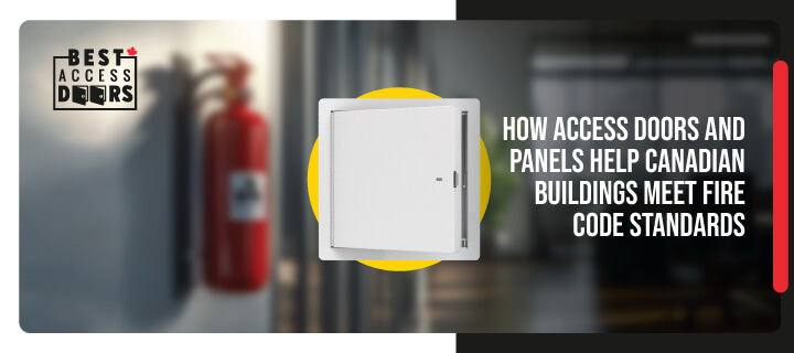 How Access Doors and Panels Help Canadian Buildings Meet Fire Code Standards