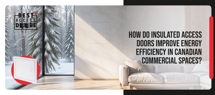 How Do Insulated Access Doors Improve Energy Efficiency in Canadian Commercial Spaces?