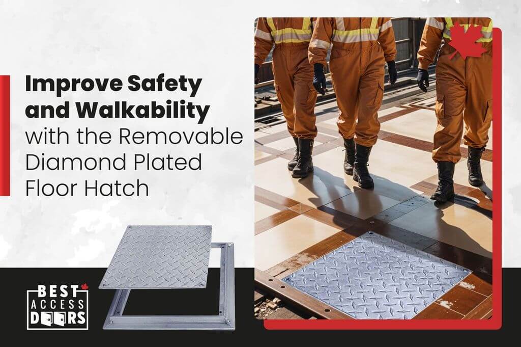Improve Safety and Walkability with the Removable Diamond Plated Floor Hatch
