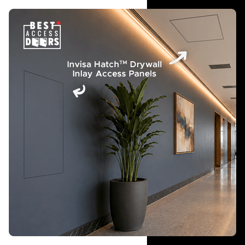 How to Make Access Panels Blend with Any Modern Commercial Interior Design