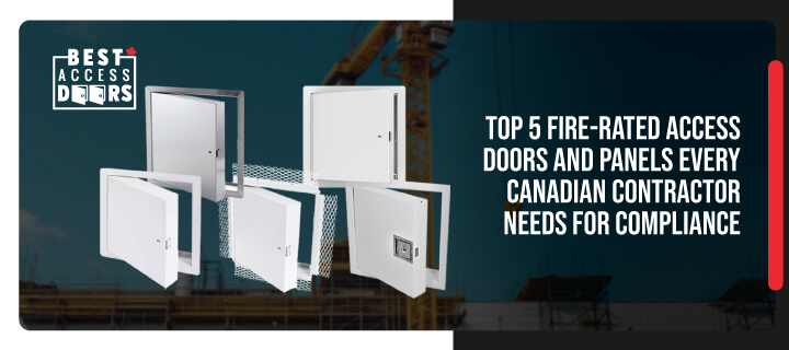 Top 5 Fire-Rated Access Doors and Panels Every Canadian Contractor Needs for Compliance
