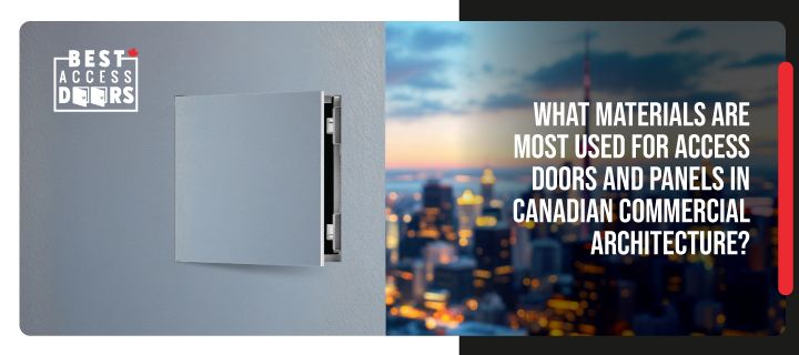 What Materials Are Most Used for Access Doors and Panels in Canadian Commercial Architecture?