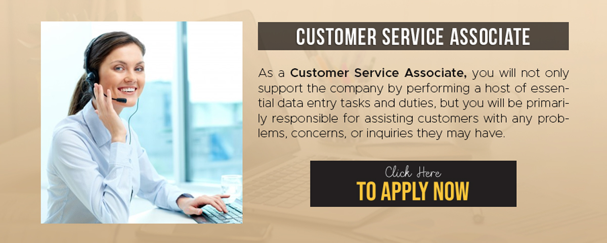 Customer Service Associate