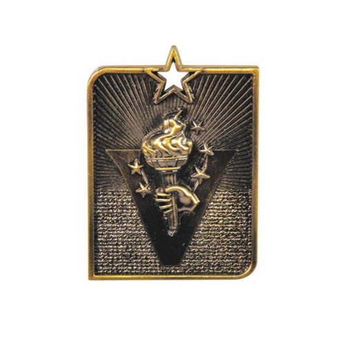 Rectangle Series Victory Medal Gold