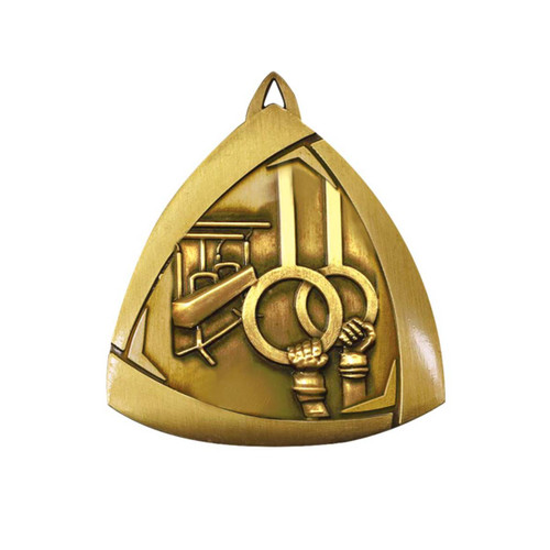 Triangle Series Gymnastics Male Medal Gold