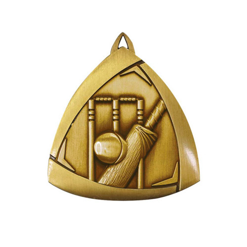 Triangle Series Cricket Medal Gold