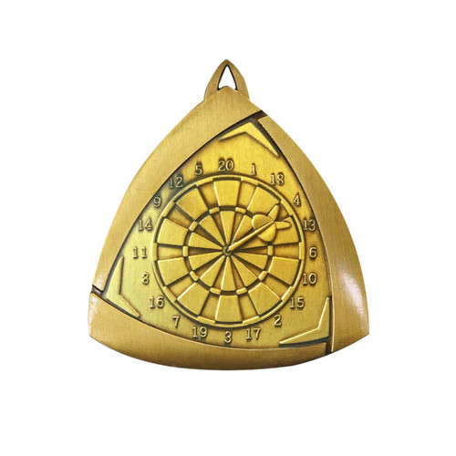 Triangle Series Darts Medal Gold