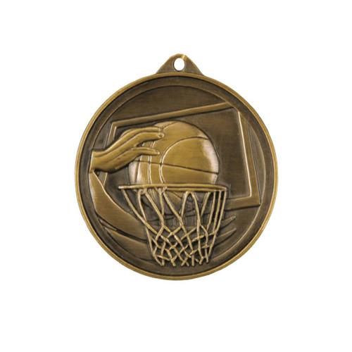 Alpha Series Basketball Medal Gold