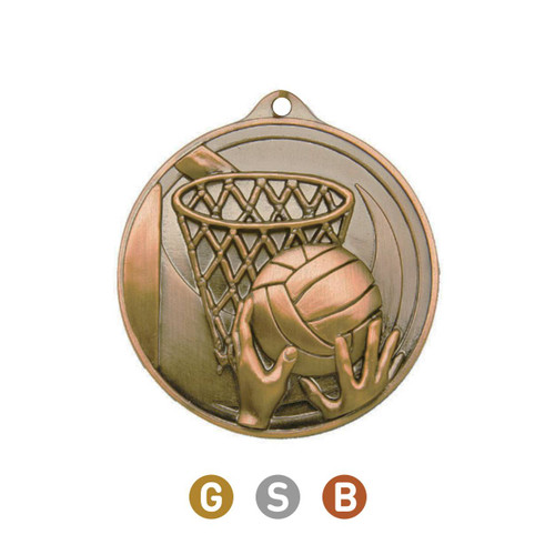Alpha Series Netball Medal