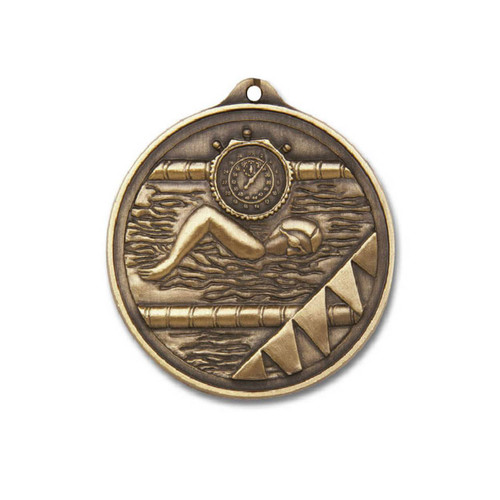 Alpha Series Swimming Medal Gold