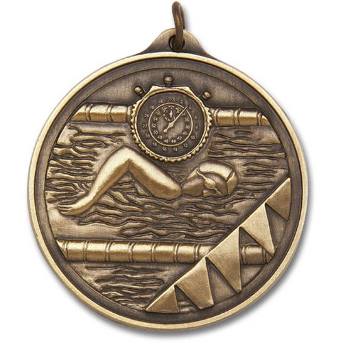 Alpha Series Swimming Medal Gold