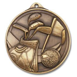Alpha Series Golf Medal Gold
