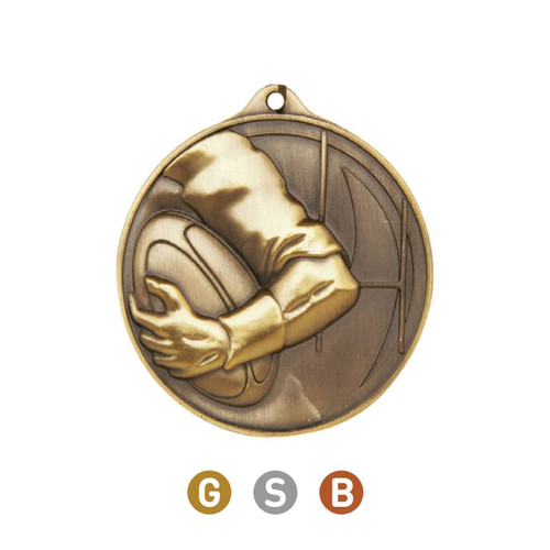 Alpha Series Rugby Medal