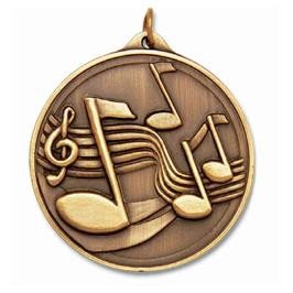 Alpha Series Music Medal Gold