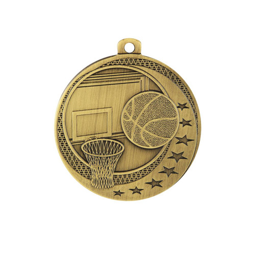 Wayfare Series Basketball Medal Gold