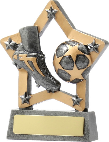 Mini Star Football Trophy 130mm