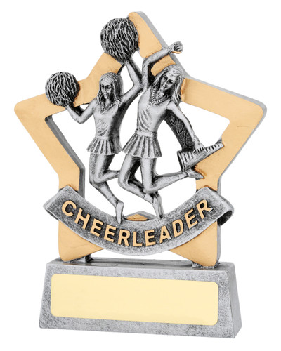 Mini Star Cheerleading Trophy 130mm 12908