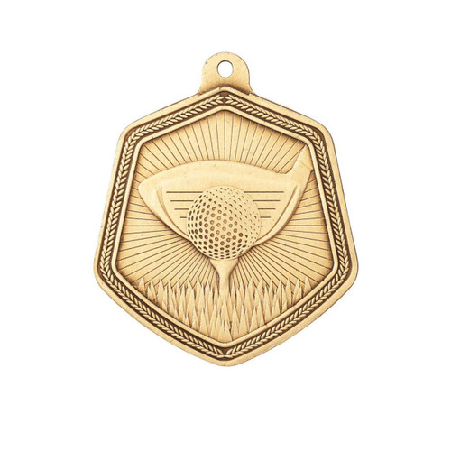 Falcon Series Golf Medal Gold