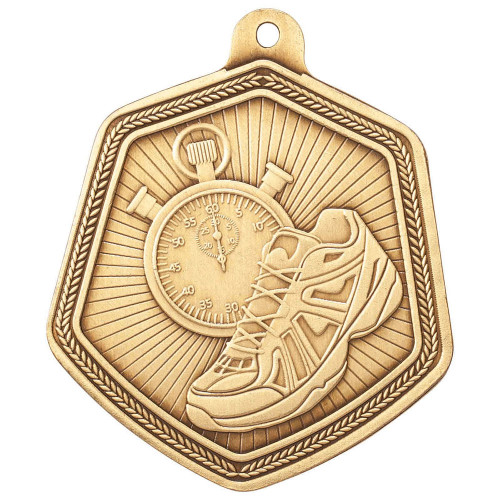 Falcon Medal Athletics Track Gold
