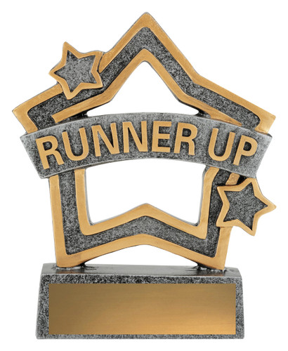 Mini Word Star Runner Up Trophy 115mm 12802