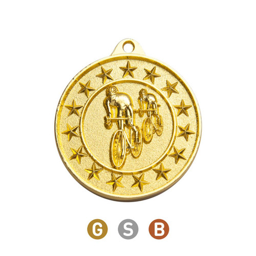 Shooting Star Series Cycling Medal