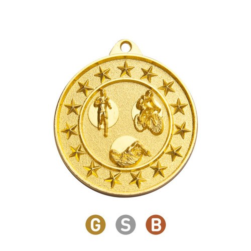Shooting Star Series Triathlon Medal