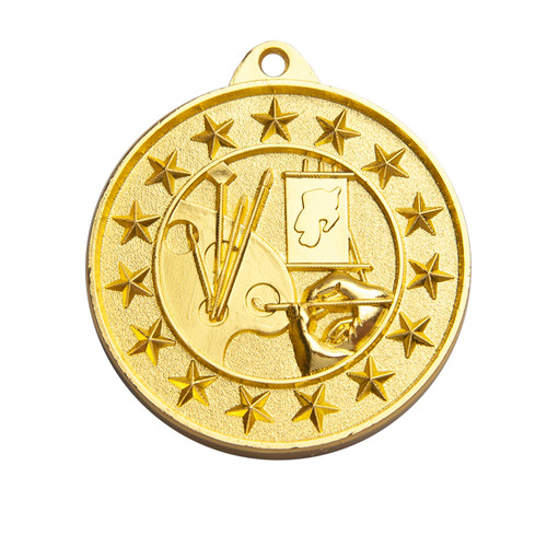 Shooting Star Medal Art Gold 1074-46G
