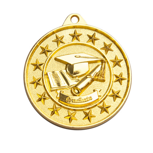Shooting Star Medal Graduate Gold 1074-52G