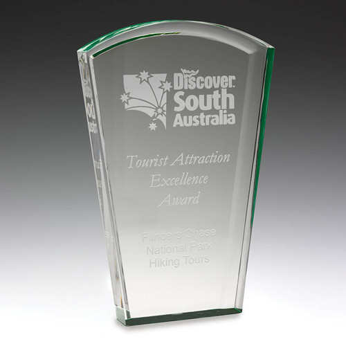 Solar Green Acrylic Award