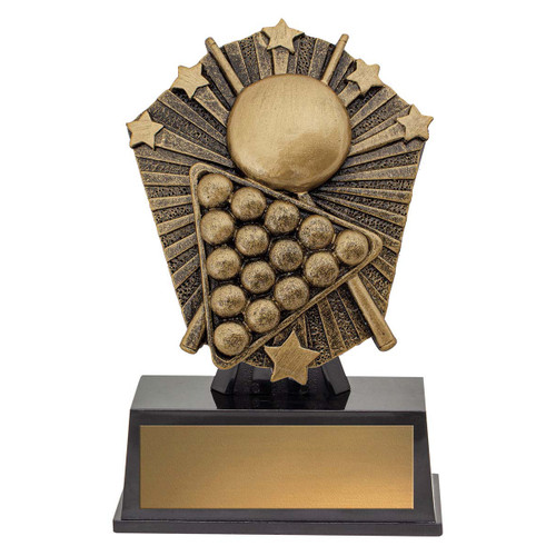 Cosmos Mini Snooker Pool Trophy 120mm
