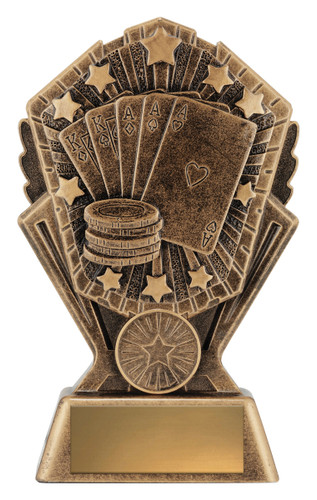 Cosmos Series Cards Poker Trophy 150mm