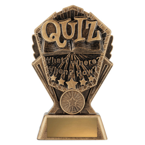 Cosmos Series Quiz Trivia Trophy 150mm