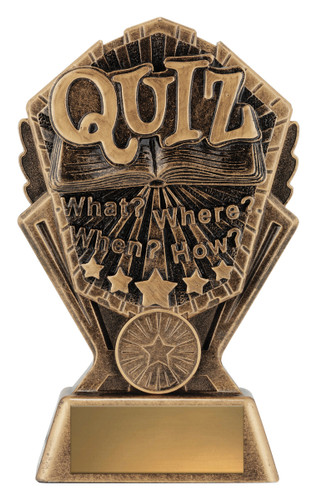 Cosmos Series Quiz Trivia Trophy 150mm