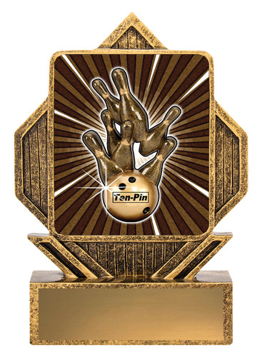 Lynx Arrow Ten Pin Bowling Trophy 130mm