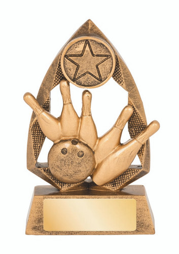 Jewel Series Ten Pin Bowling Trophy 120mm
