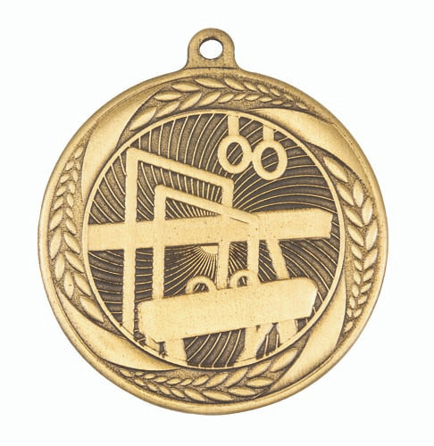 Linz Series Gymnastics Medal Antique Gold