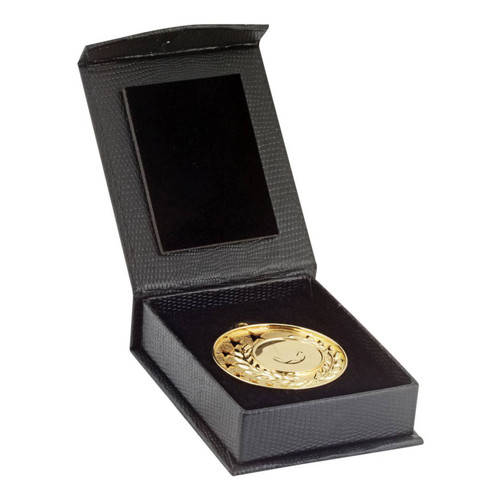 Flip top medal box 52mm