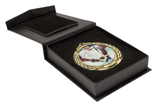 Flip top medal box 70mm