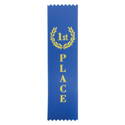 1st Place Award Ribbon Blue