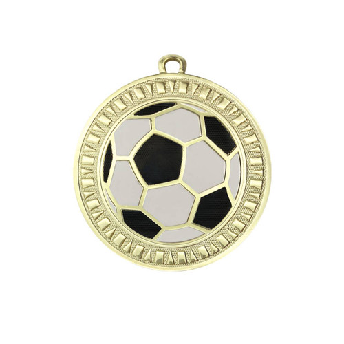 Spark Series Football Medal Shiny Gold