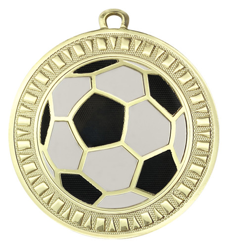 Spark Series Football Medal Shiny Gold