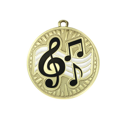 Spark Series Music Medal Shiny Gold