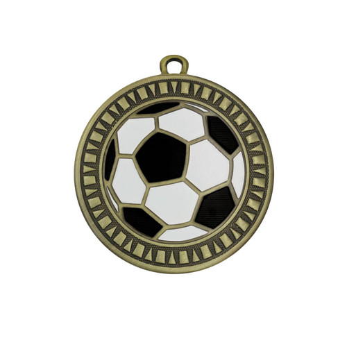 Spark Series Football Medal Antique Gold
